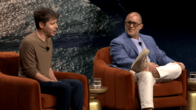 Sam Altman says the prototype AI 'thing' he's making with Jony Ive gives the 'vibe' of 'sitting in the most beautiful cabin by a lake in the mountains' and I'm left wondering if he's ever listened to the noises coming out of the hole under his nose