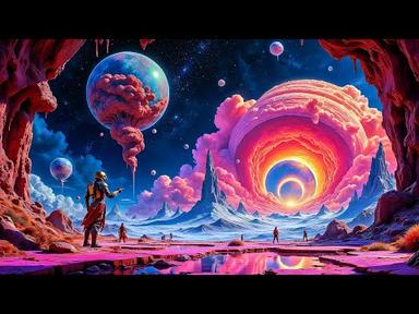 Psychedelic Decoding the AI Mind: Surreal Art in Motion