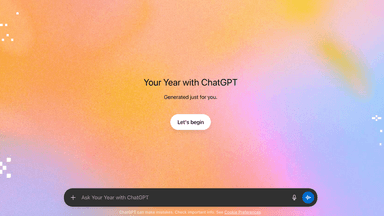 Even ChatGPT Has a Year-End Recap Now: Here's Everything It Tells You